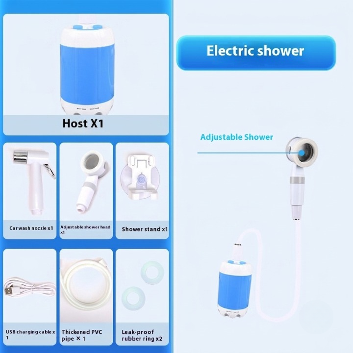 Rechargeable Portable Shower, Real Pressure anywhere
