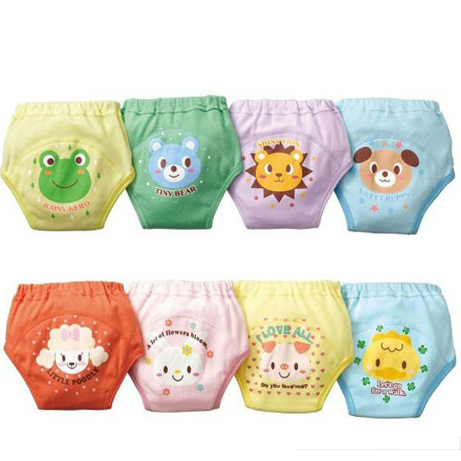 8 Nestiane training underwear in assorted animal prints