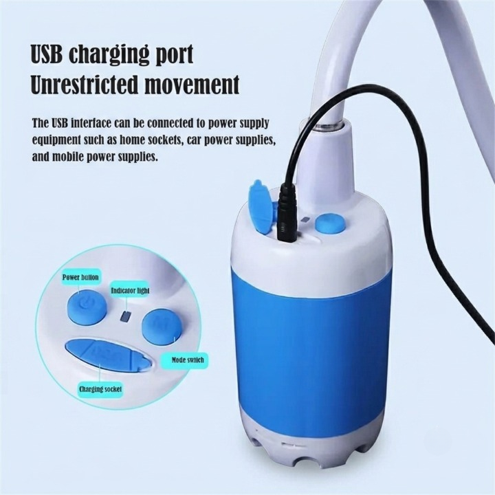 Rechargeable Portable Shower, Real Pressure anywhere