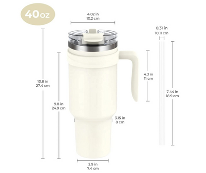 40 oz - 1.18L Nestiane Tumbler